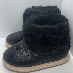 Zara Toddler Faux Leather and Fur Boots